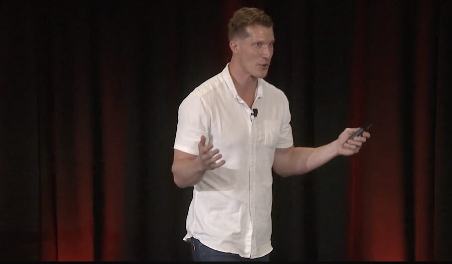 Jesse Henry speaking at Real Leaders Unite